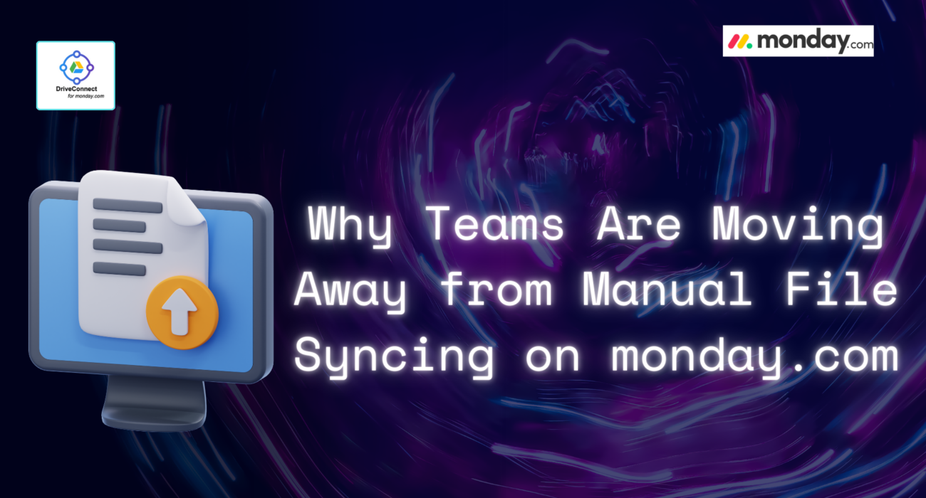 Manual file syncing on monday