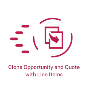 Clone Opportunity and Quote with Line Items