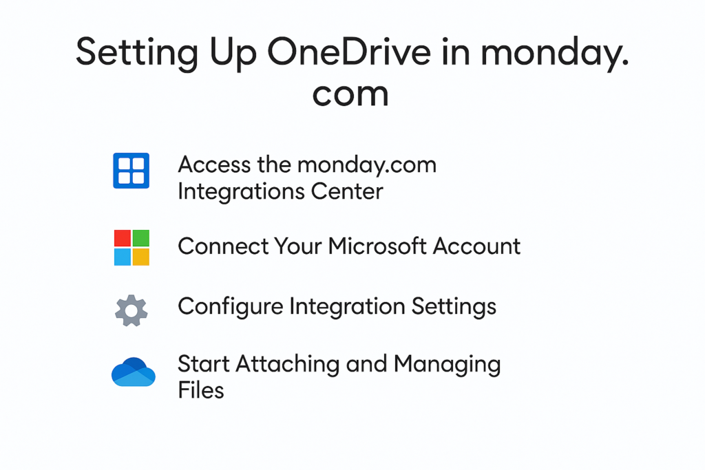 OneDrive file management for monday