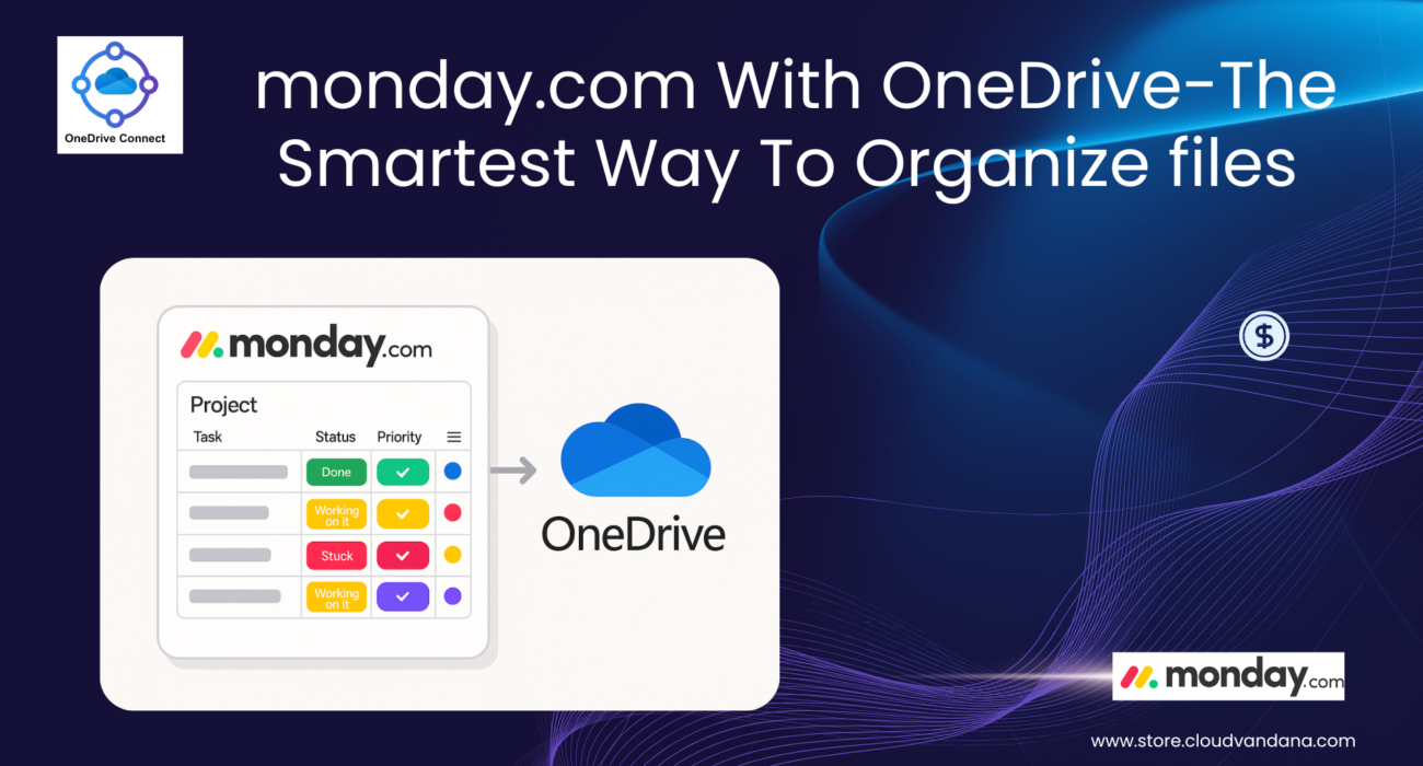 monday with onedrive
